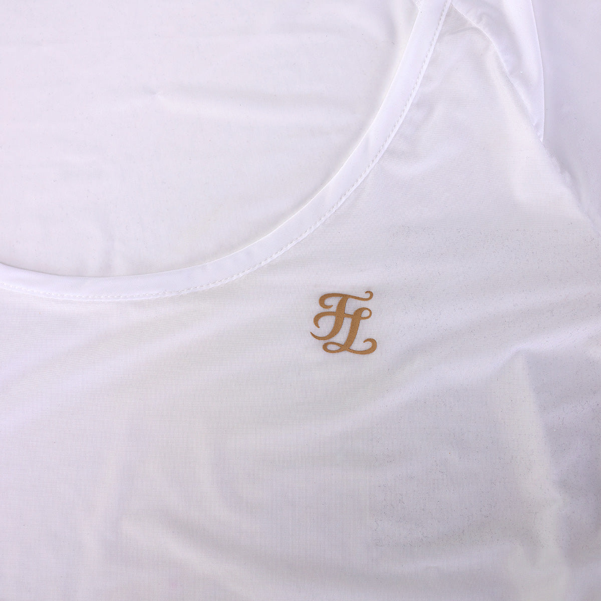 フリル袖冷感インナーTシャツ (ホワイト)