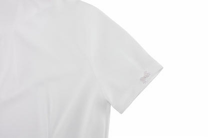 レースカラーパフTシャツ (ホワイト)