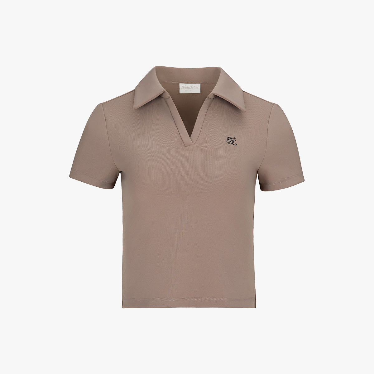 ルーチェクロップ半袖Tシャツ (ココア)