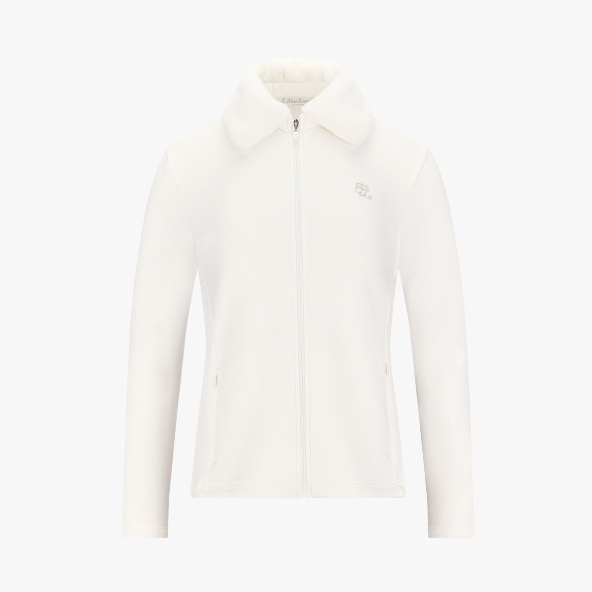 ファー起毛Tシャツジップアップ