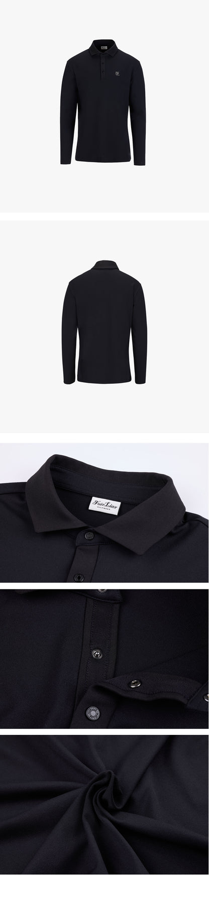 メンズ ウーヴンカラーTシャツ