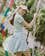 【RE-ORDER】ロゴバンドプリーツスカート