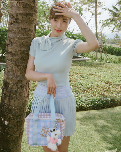 【RE-ORDER】パールビッグリボンニット