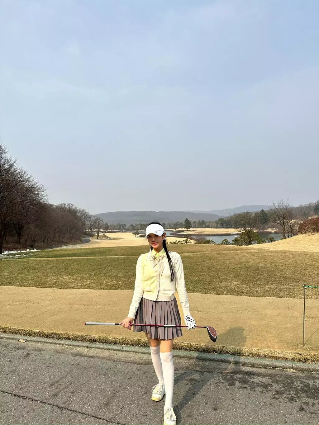 ギンガムスカーフセットTシャツ