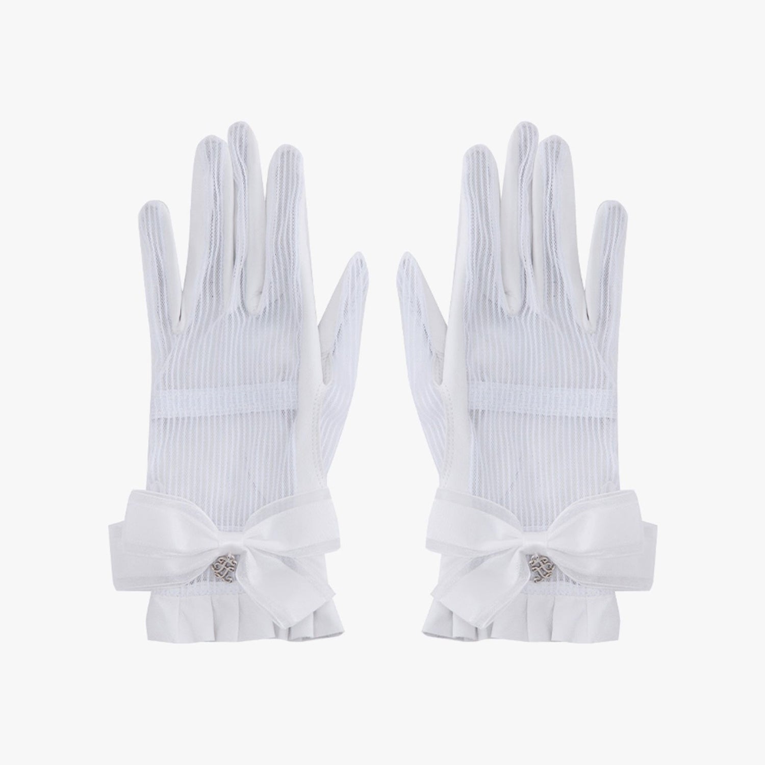 25SS ラムレザーシースルーリボングローブ