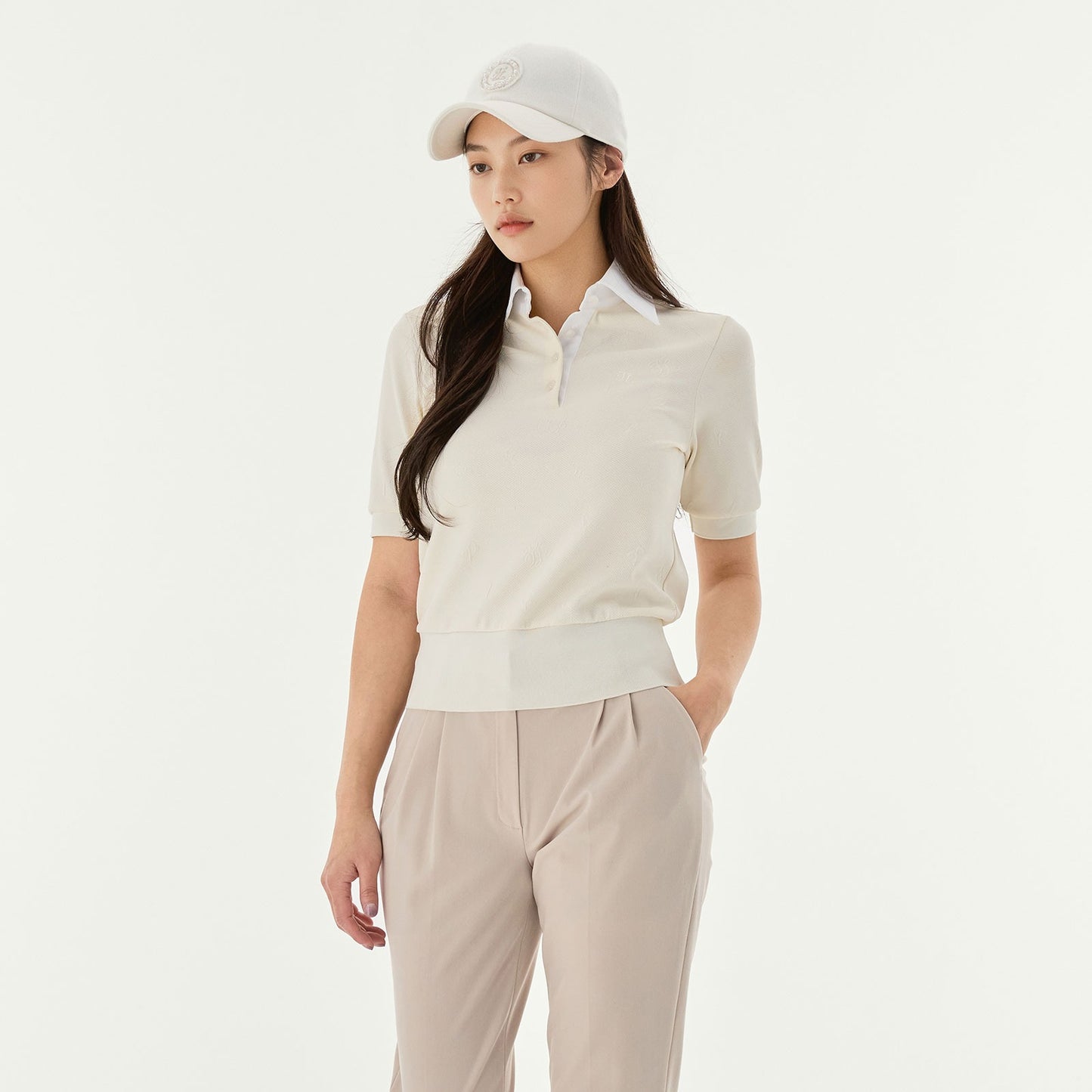 25SS レタリングジャガードTシャツ