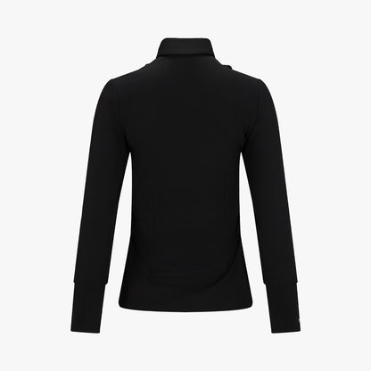 フロントリボンTシャツ (ブラック)