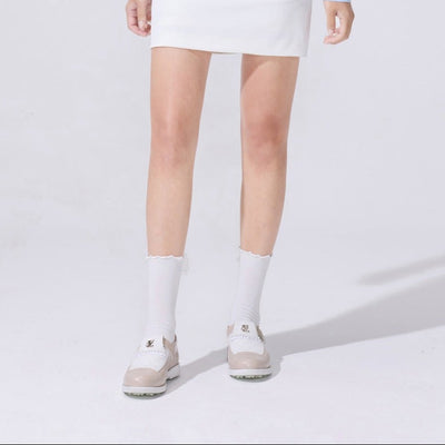 アンクルフリルリボンソックス (ホワイト)