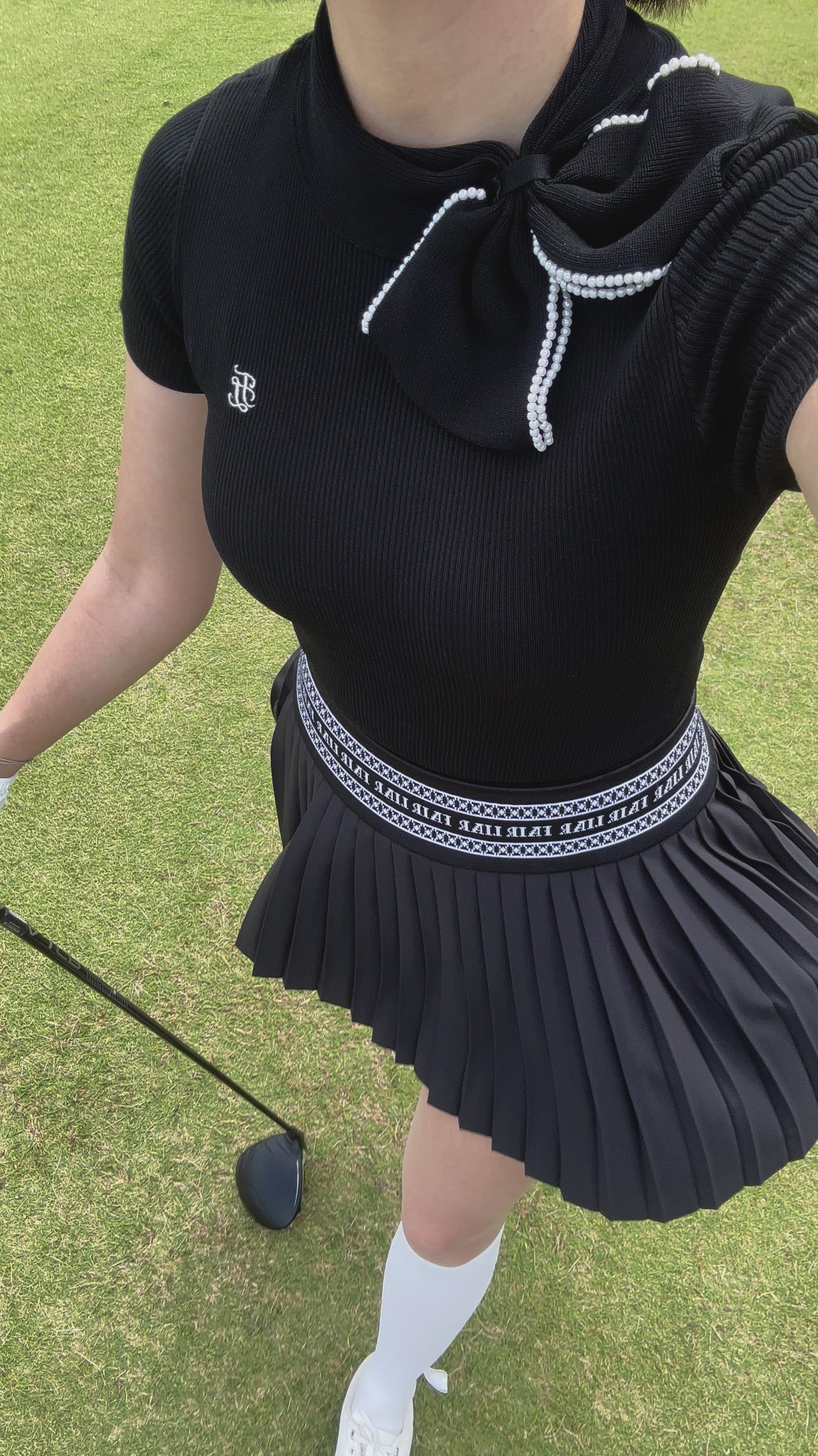 ゴルフ フェアライアー fairliar トップス 長袖 カットソー（ブラック） ゴルフ フェアライアー fairliar トップス 長袖 カットソー